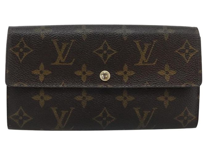 LOUIS VUITTON Monogram Portefeuille Sarah Long Wallet M61734 LV Auth bs36109 Monogramma - vista 2