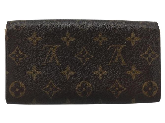 LOUIS VUITTON Monogram Portefeuille Sarah Long Wallet M61734 LV Auth bs36109 Monogramma - vista 3