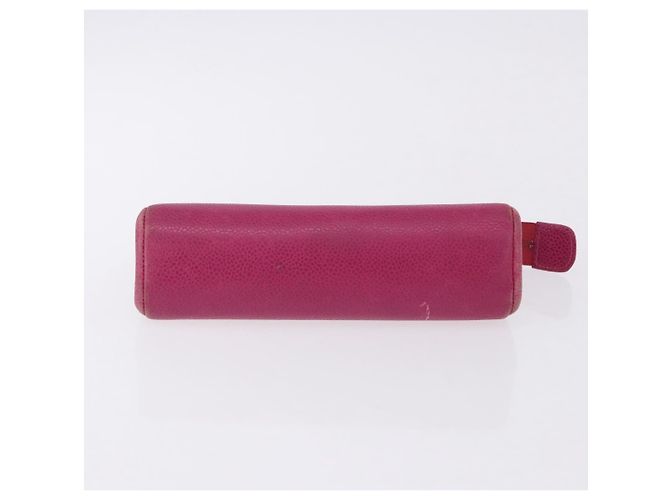 CHANEL COCO Mark Pouch Pelle Caviar Oro Rosa CC Auth BA14390A D'oro - vista 7
