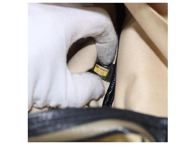 Borsa Tote CHANEL Central Station in PVC e tela nera con CC argento Autentica BA14429 - vista 21
