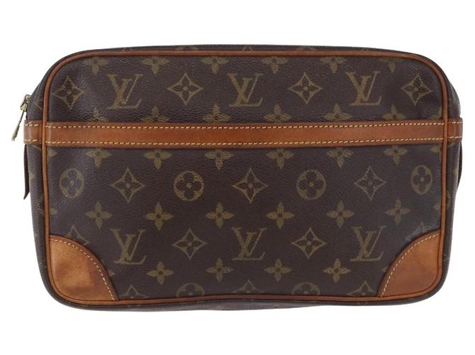 LOUIS VUITTON Clutch Monogram Compiegne 28 M51845 LV Auth 192938 Monogramma - vista 2