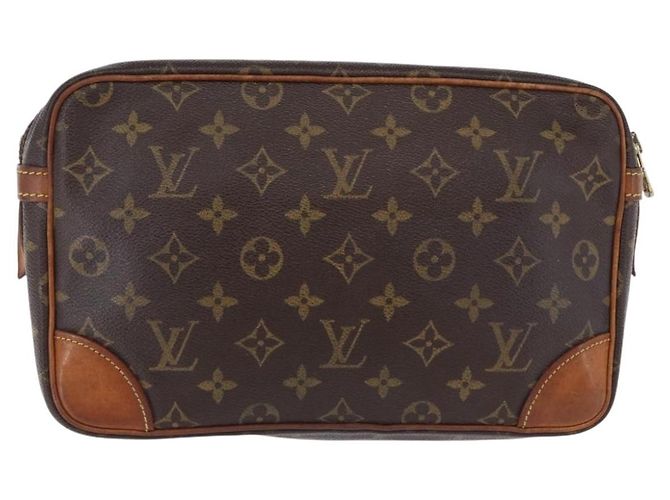 LOUIS VUITTON Clutch Monogram Compiegne 28 M51845 LV Auth 192938 Monogramma - vista 3
