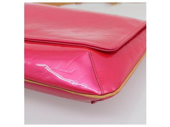 LOUIS VUITTON Monogram Vernis Thompson Street Fuchsia Pink M91215 Auth 191447V Rosa Fuschia - vista 10