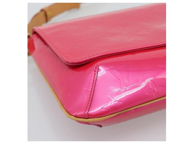 LOUIS VUITTON Monogram Vernis Thompson Street Fuchsia Pink M91215 Auth 191447V Rosa Fuschia - vista 11