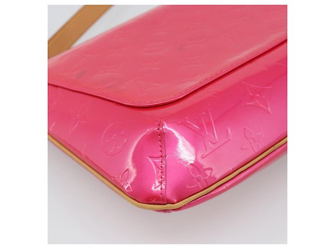 LOUIS VUITTON Monogram Vernis Thompson Street Fuchsia Pink M91215 Auth 191447V Rosa Fuschia - vista 13
