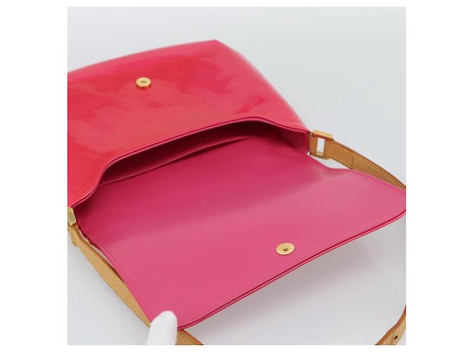 LOUIS VUITTON Monogram Vernis Thompson Street Fuchsia Pink M91215 Auth 191447V Rosa Fuschia - vista 14