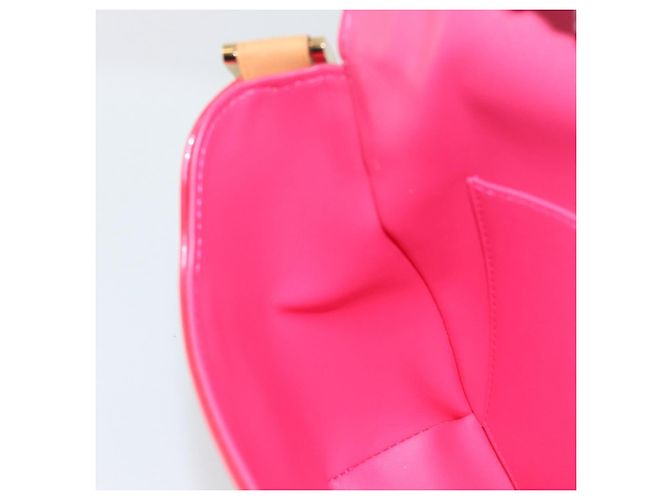 LOUIS VUITTON Monogram Vernis Thompson Street Fuchsia Pink M91215 Auth 191447V Rosa Fuschia - vista 18