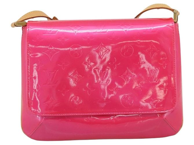 LOUIS VUITTON Monogram Vernis Thompson Street Fuchsia Pink M91215 Auth 191447V Rosa Fuschia - vista 2