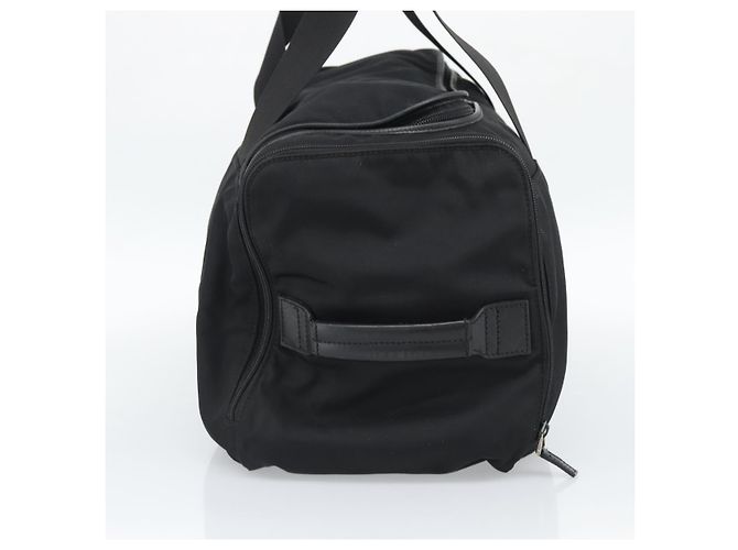 GUCCI Boston Bag Canvas Schwarz Silber Auth gh2175 - Ansicht 4