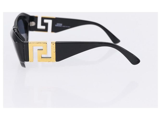 Occhiali da sole VERSACE Plastica Metallo 4 Set Black Gold Auth SW2624 Nero D'oro - vista 12