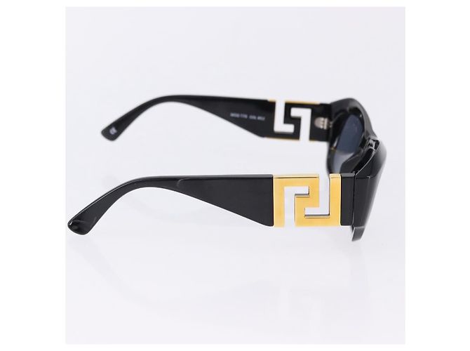 Occhiali da sole VERSACE Plastica Metallo 4 Set Black Gold Auth SW2624 Nero D'oro - vista 14
