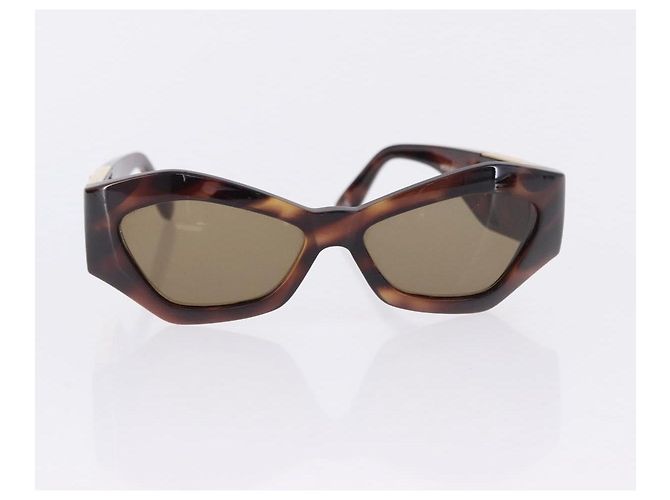 Occhiali da sole VERSACE Plastica Metallo 4 Set Black Gold Auth SW2624 Nero D'oro - vista 15