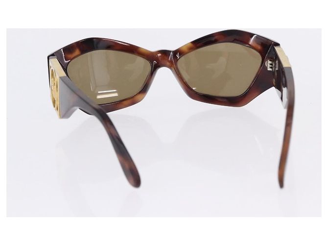 Occhiali da sole VERSACE Plastica Metallo 4 Set Black Gold Auth SW2624 Nero D'oro - vista 16