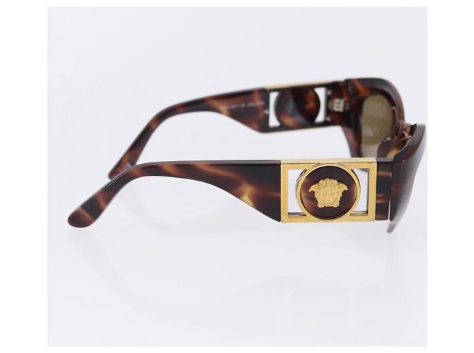 Occhiali da sole VERSACE Plastica Metallo 4 Set Black Gold Auth SW2624 Nero D'oro - vista 19