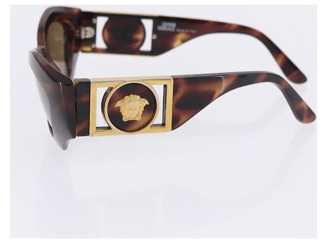 Occhiali da sole VERSACE Plastica Metallo 4 Set Black Gold Auth SW2624 Nero D'oro - vista 20