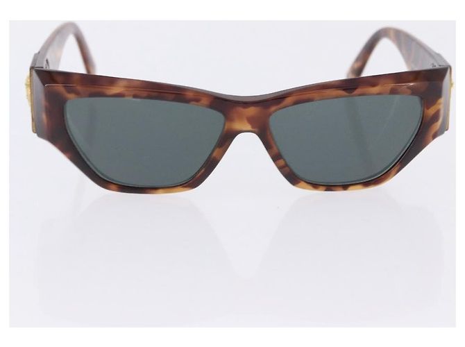 Occhiali da sole VERSACE Plastica Metallo 4 Set Black Gold Auth SW2624 Nero D'oro - vista 21