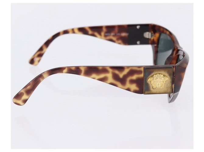 Occhiali da sole VERSACE Plastica Metallo 4 Set Black Gold Auth SW2624 Nero D'oro - vista 26