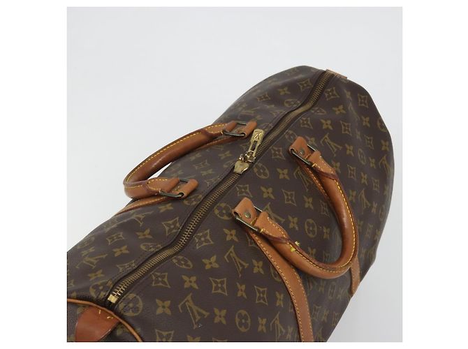 LOUIS VUITTON Monogram Keepall 50 Boston Bag M41426 LV Auth 191503 Monogramma - vista 6