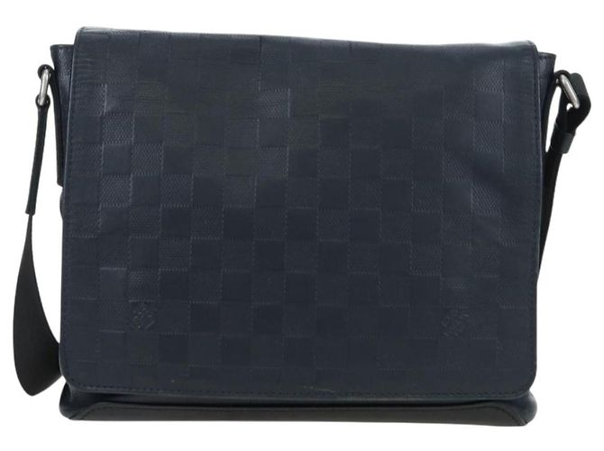 LOUIS VUITTON Damier Infini District PM Schultertasche Onyx N41033 Auth bs36184 Schwarz - Ansicht 2