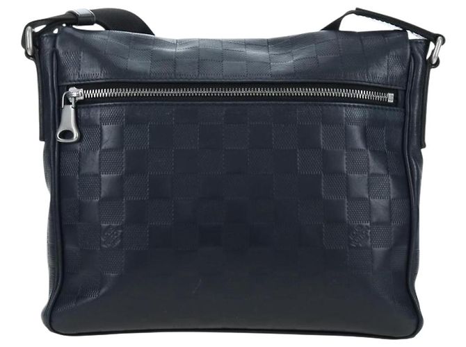 LOUIS VUITTON Damier Infini District PM Schultertasche Onyx N41033 Auth bs36184 Schwarz - Ansicht 3