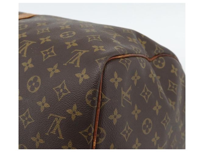 LOUIS VUITTON Borsa Boston Monogram Keepall 55 M41424 LV Auth 190419 Monogramma - vista 12