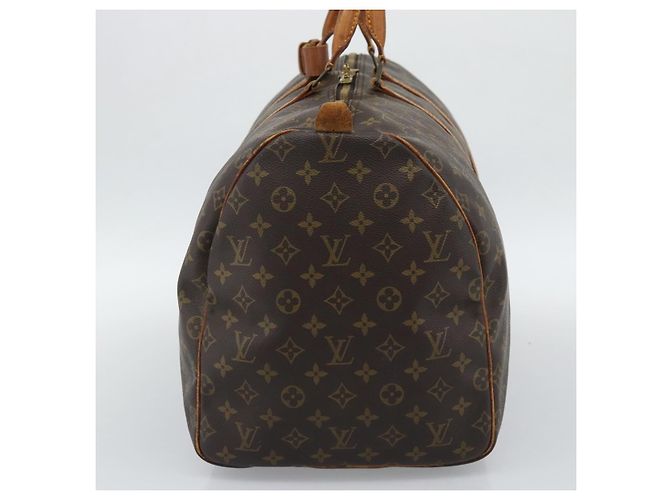 LOUIS VUITTON Borsa Boston Monogram Keepall 55 M41424 LV Auth 190419 Monogramma - vista 5