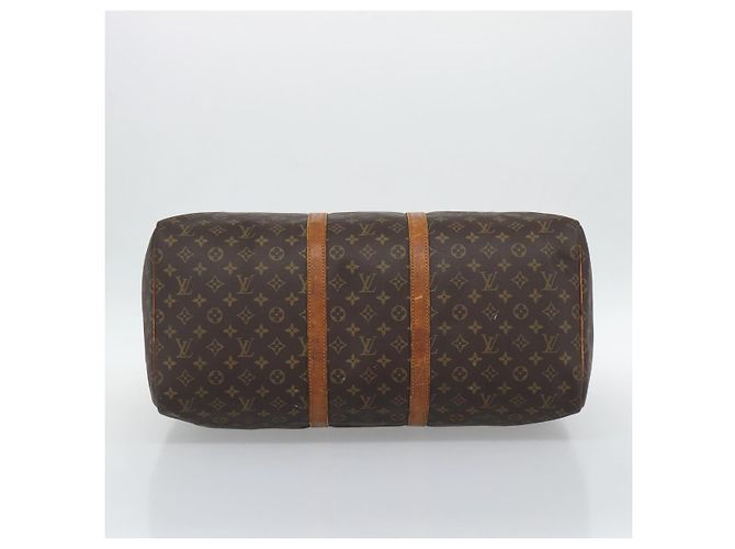 LOUIS VUITTON Borsa Boston Monogram Keepall 55 M41424 LV Auth 190419 Monogramma - vista 9