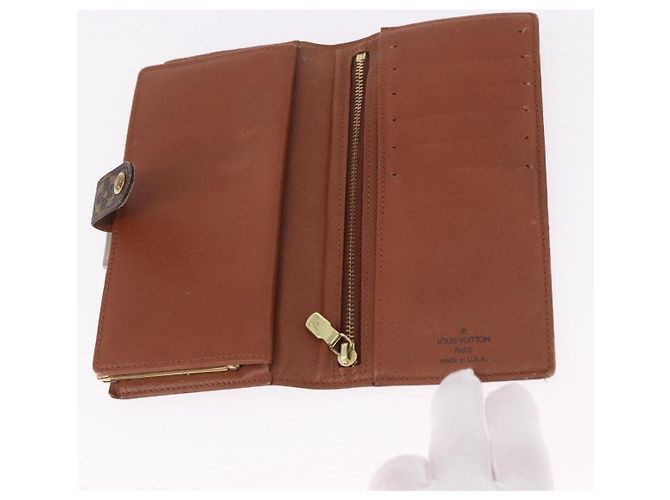 LOUIS VUITTON Portafoglio Clutch Monogram Continental T61217 LV Auth bs36126 Monogramma - vista 13