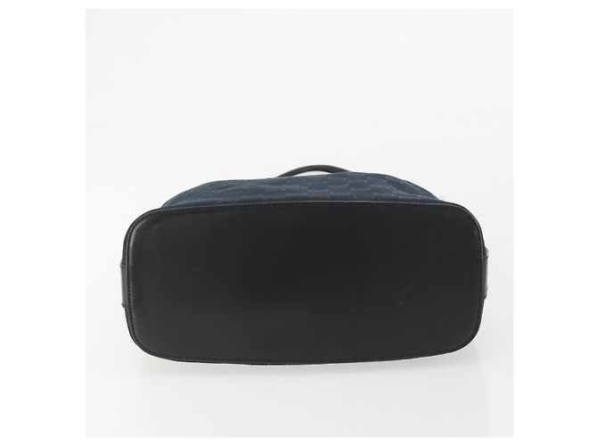 Borsa a Spalla GUCCI GG Canvas Nera Argento 001 3814 3754 Auth gh2173 Nero - vista 11
