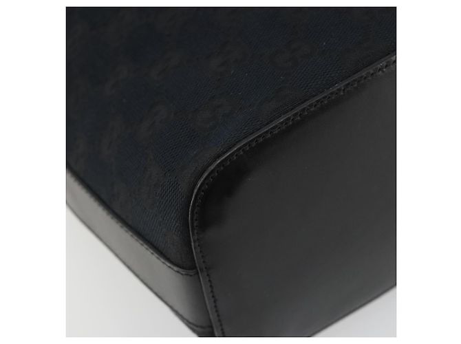 Borsa a Spalla GUCCI GG Canvas Nera Argento 001 3814 3754 Auth gh2173 Nero - vista 13