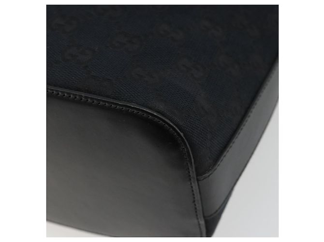 Borsa a Spalla GUCCI GG Canvas Nera Argento 001 3814 3754 Auth gh2173 Nero - vista 14