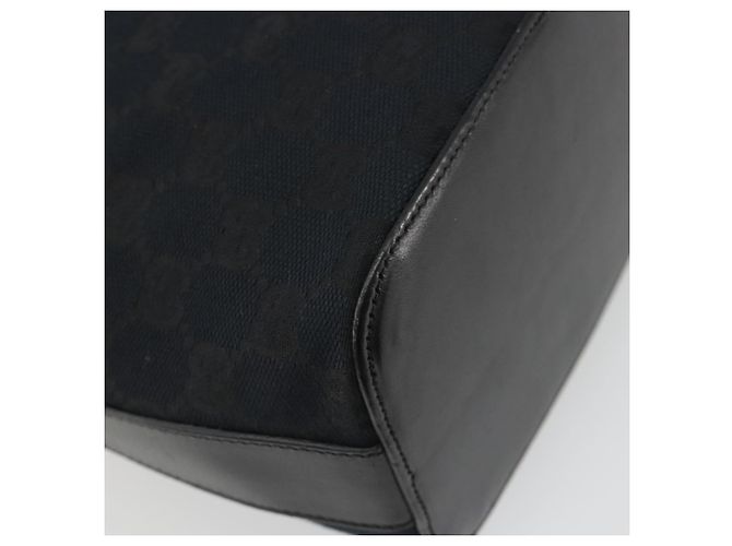 Borsa a Spalla GUCCI GG Canvas Nera Argento 001 3814 3754 Auth gh2173 Nero - vista 15