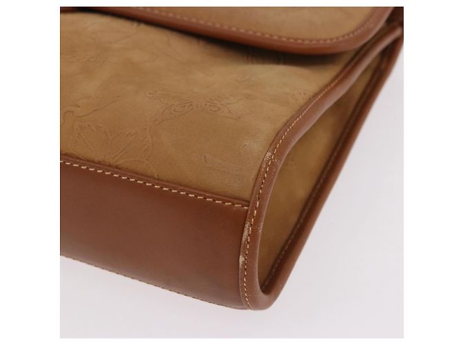 Borsa a Spalla GUCCI in Pelle Beige Oro Auth 191917 D'oro - vista 11