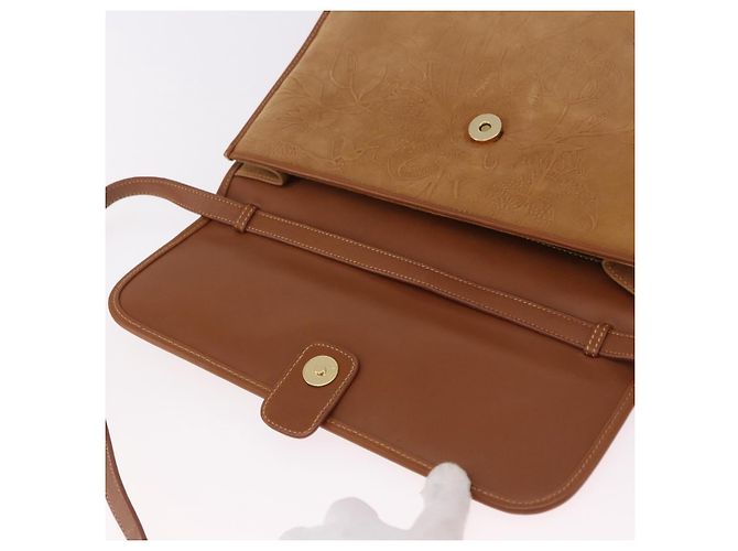 Borsa a Spalla GUCCI in Pelle Beige Oro Auth 191917 D'oro - vista 14