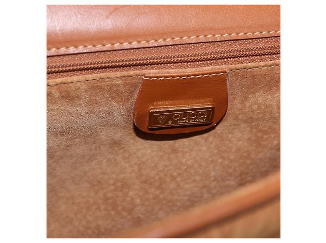 Borsa a Spalla GUCCI in Pelle Beige Oro Auth 191917 D'oro - vista 15