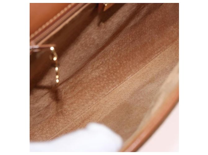 Borsa a Spalla GUCCI in Pelle Beige Oro Auth 191917 D'oro - vista 16