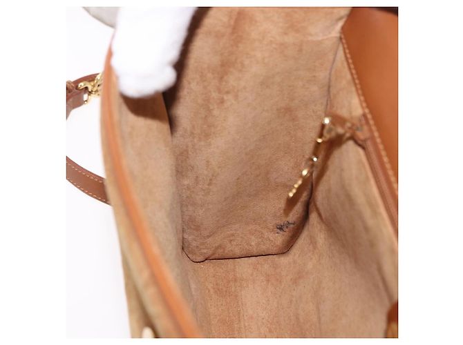 Borsa a Spalla GUCCI in Pelle Beige Oro Auth 191917 D'oro - vista 18