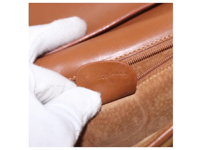Borsa a Spalla GUCCI in Pelle Beige Oro Auth 191917 D'oro - vista 22