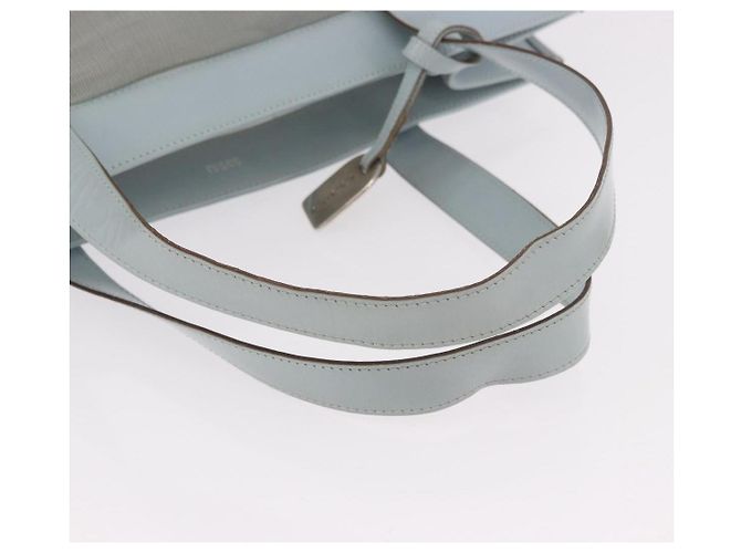 GUCCI Tote Bag Mesh Hellblau Silber 002 3754 0404 Auth ar13988 - Ansicht 8