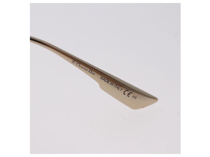 Occhiali da sole Christian Dior metallo Nero Auth BA14438A - vista 8