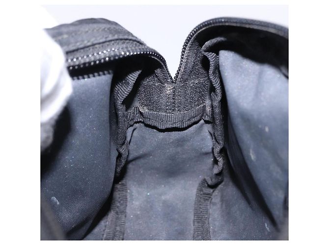 PRADA Pouch Nylon Schwarz Silber Auth 191801 - Ansicht 16