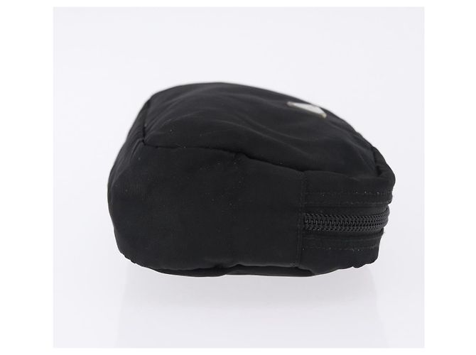 PRADA Pouch Nylon Schwarz Silber Auth 191801 - Ansicht 4