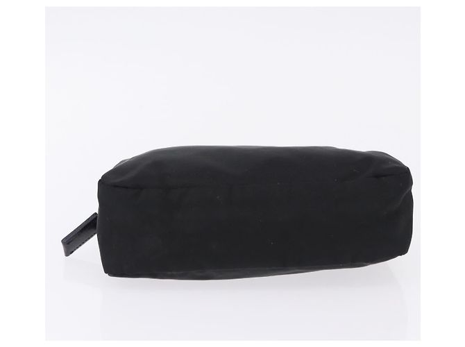 PRADA Pouch Nylon Schwarz Silber Auth 191801 - Ansicht 7