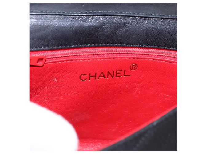CHANEL Borsa a Spalla Matelassé con Catena in Satin Nero e CC Oro Autentica 192082V D'oro - vista 16