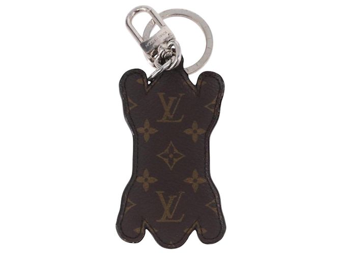 LOUIS VUITTON Porte CLE LV MADE Tiger Bag Charm Yellow MP3221 LV Auth 192136M Giallo Monogramma - vista 5