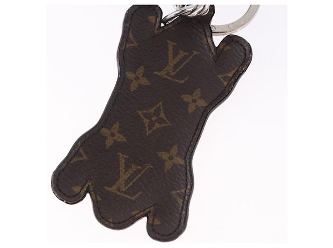 LOUIS VUITTON Porte CLE LV MADE Tiger Bag Charm Yellow MP3221 LV Auth 192136M Giallo Monogramma - vista 6