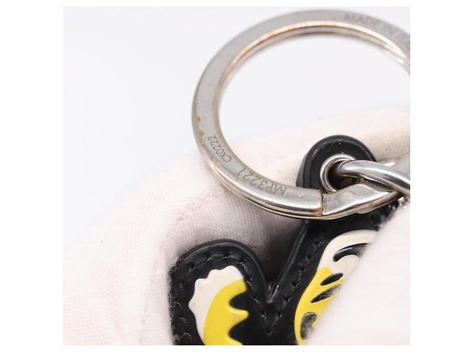 LOUIS VUITTON Porte CLE LV MADE Tiger Bag Charm Yellow MP3221 LV Auth 192136M Giallo Monogramma - vista 8