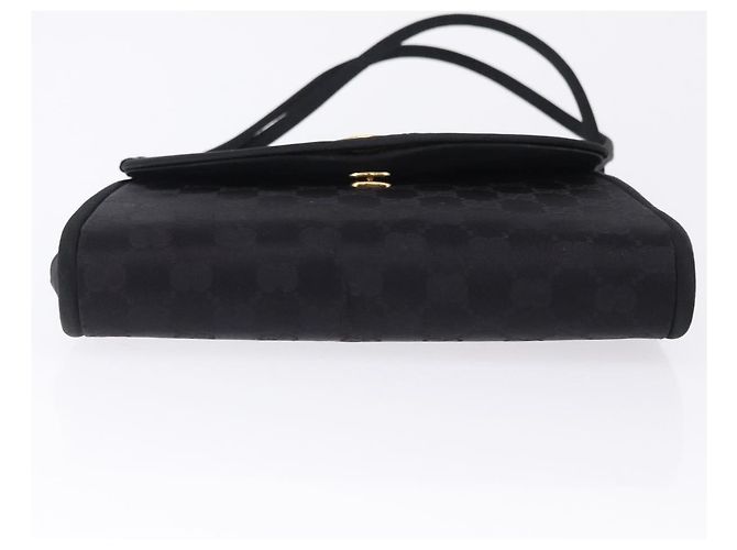 Borsa GUCCI GG in nylon nero e oro Auth 190585 D'oro - vista 9