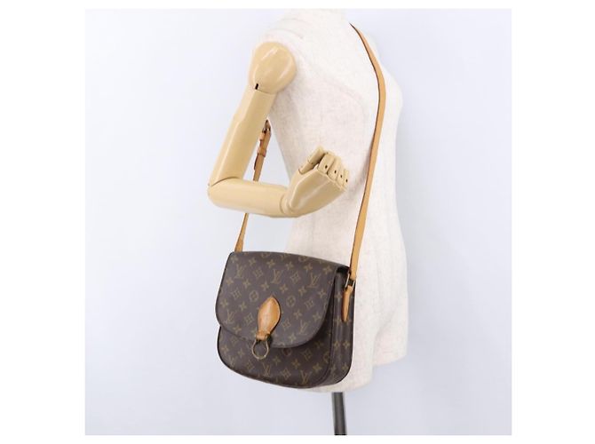 LOUIS VUITTON Monogram Saint Cloud GM Schultertasche M51242 LV Auth BA14321 Monogramm - Ansicht 29