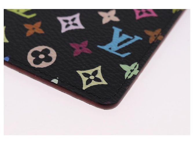LOUIS VUITTON Monogram Multicolor Etui Hand Mirror Black M92651 LV Auth 192940V Schwarz - Ansicht 11